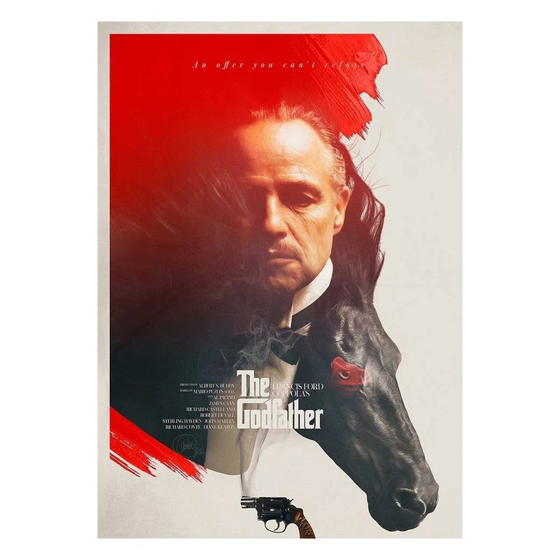 تابلو شاسی مدل پدرخوانده گادفادر کد 00221