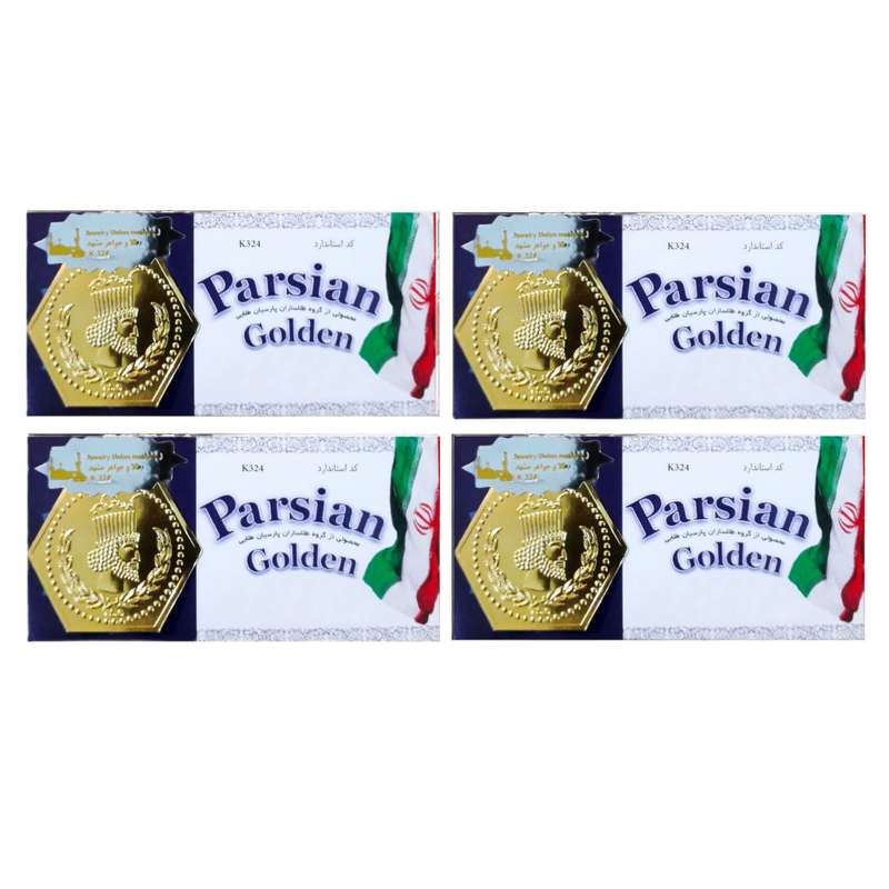 سکه طلا گرمی 18 عیار مدل پارسیان آفرینش k050 مجموع 4 عددی