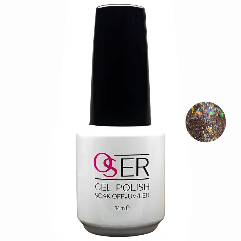 لاک ژل ناخن اسر مدل اکلیلی کد 108