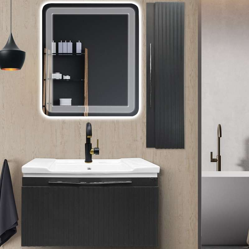 ست کابینت و روشویی مدل 4061 به همراه آینه و باکس 