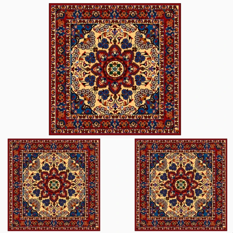 رو میزی سه تکه طرح قالی ایرانی کد GR1353