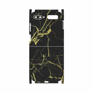 MAHOOT Graphite-Gold-Marble-FullSkin Cover Sticker for Samsung Galaxy Z Flip