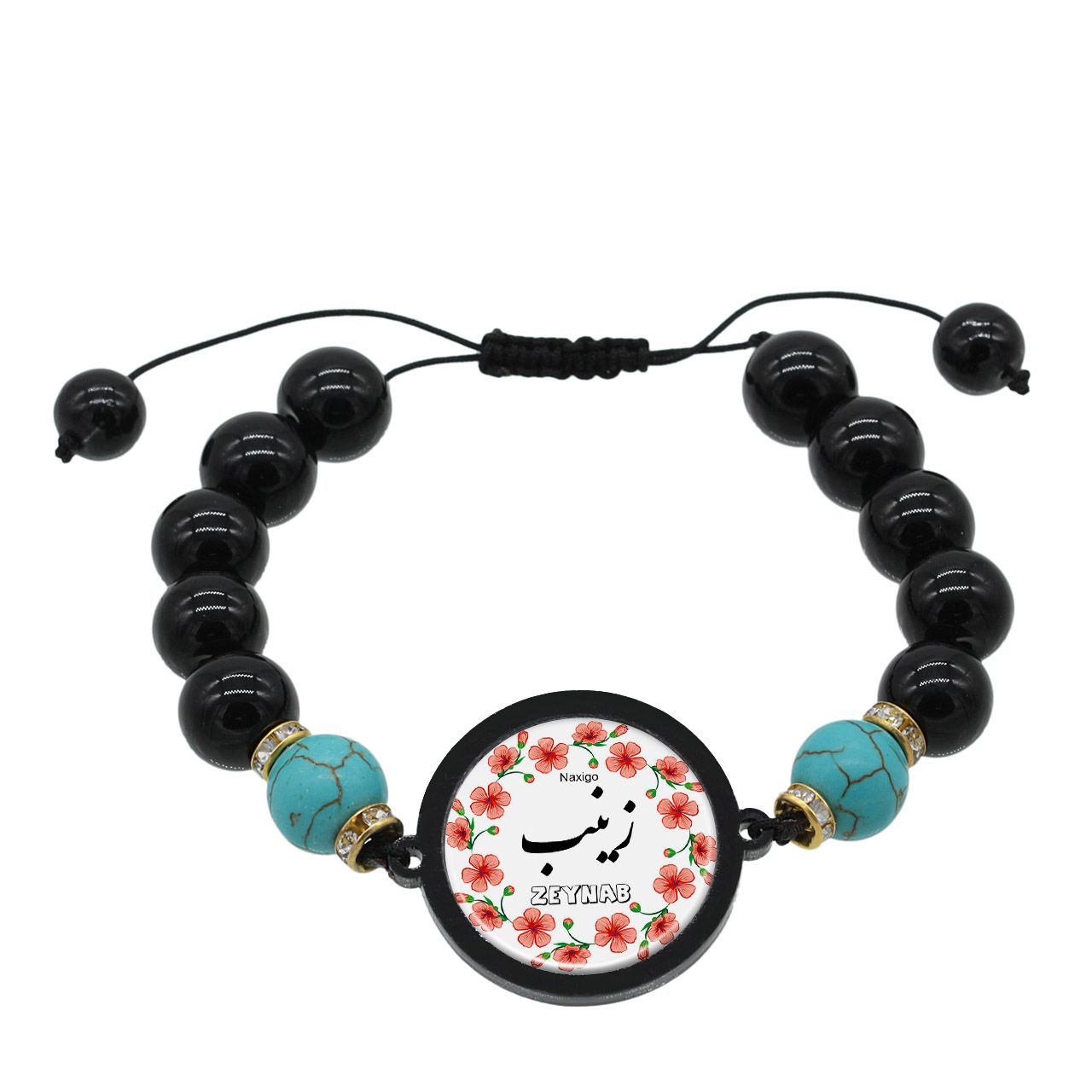 دستبند زنانه ناکسیگو طرح زینب کد BR4068 -  - 1