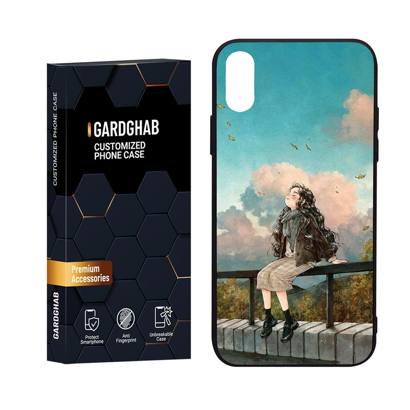 کاور گارد قاب مدل دخترانه مناسب برای گوشی موبایل اپل iPhone X/Xs