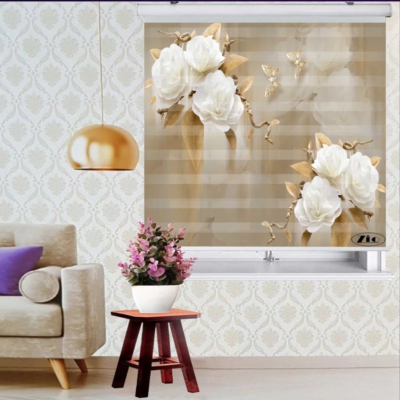 پرده زبرا زیو کد 3D1055 سایز 150x150 سانتی متر