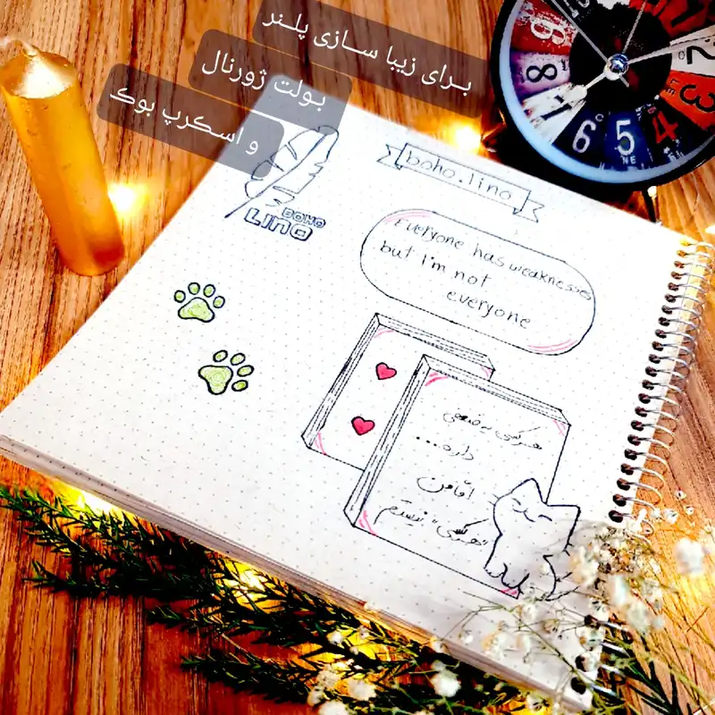 مهر لینو طرح گربه ملوس کد 1019