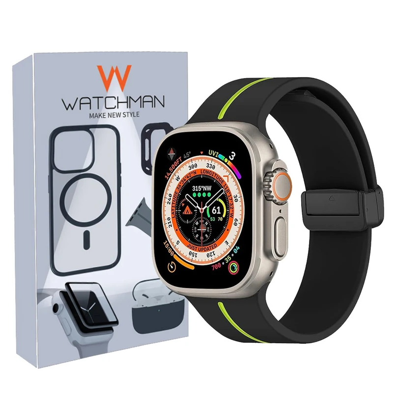 بند واچ من مدل magnetic Line مناسب برای اپل واچ Ultra / Ultra 2 49 mm