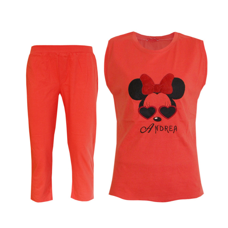 ست تاپ و شلوارک زنانه مدل 56 کد B100120170c