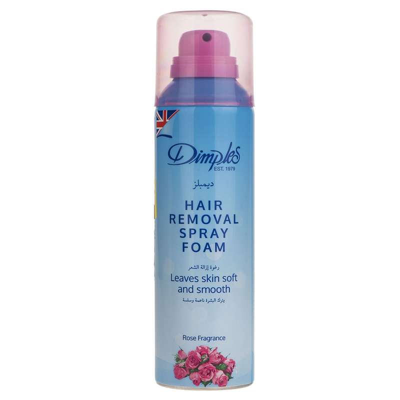 اسپری فوم موبر بدن دیمپلز مدل Rose Fragance حجم 200 میلی لیتر