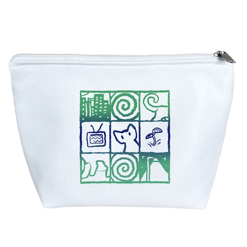 کیف لوازم آرایش دخترانه خندالو مدل گربه و جهان کد 8577