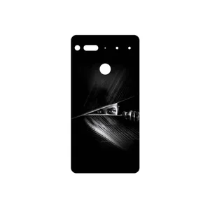 MAHOOT Black Portrait Cover Sticker for Essential PH1
