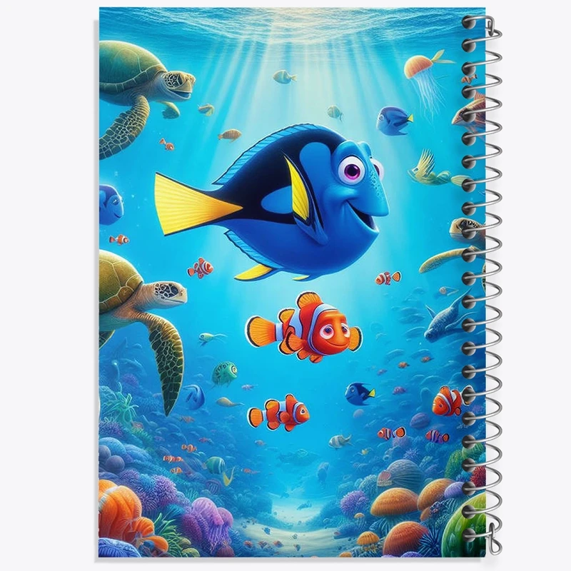 دفتر مشق 100 برگ خندالو طرح در جستجوی نمو کد F2093