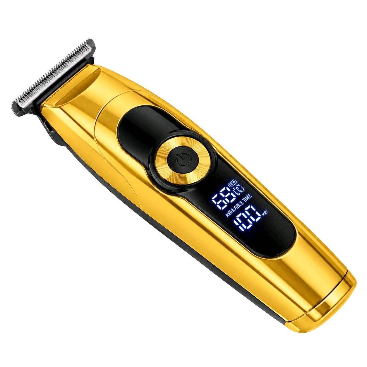 ماشین اصلاح موی سر و صورت شارژی صفر زن مدل L907 با تیغه استیل ضد زنگ، نمایشگر زمان باقی‌مانده باتری، شارژ با کابل USB و شارژدهی 60 دقیقه‌ای