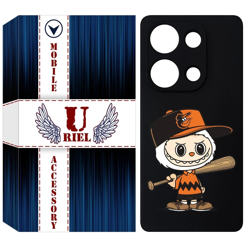 کاور یوریل قاب مدل KSH کد 128 طرح عروسک لبوبو مناسب برای گوشی موبایل شیائومی Redmi Note 14S / Note 13 Pro 4G / Poco M6 Pro 4G