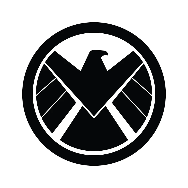 برچسب بدنه خودرو طرح عقاب ماموران شیلد کد 1695