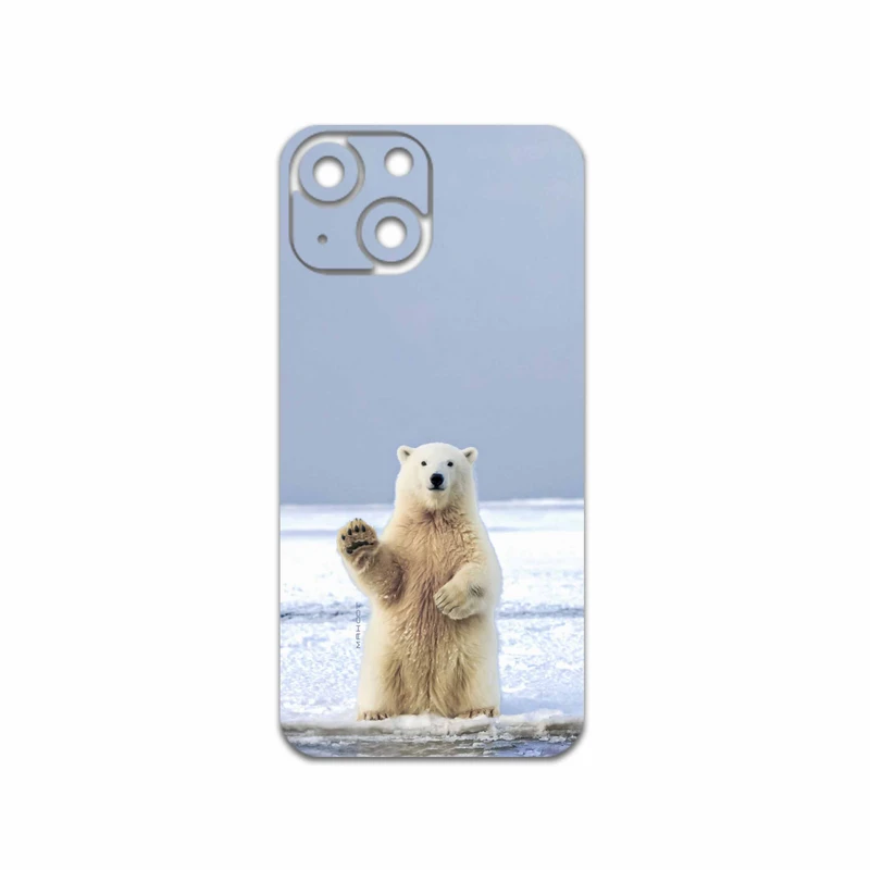 برچسب پوششی ماهوت مدل Polar-bear مناسب برای گوشی موبایل اپل iPhone 13 Mini