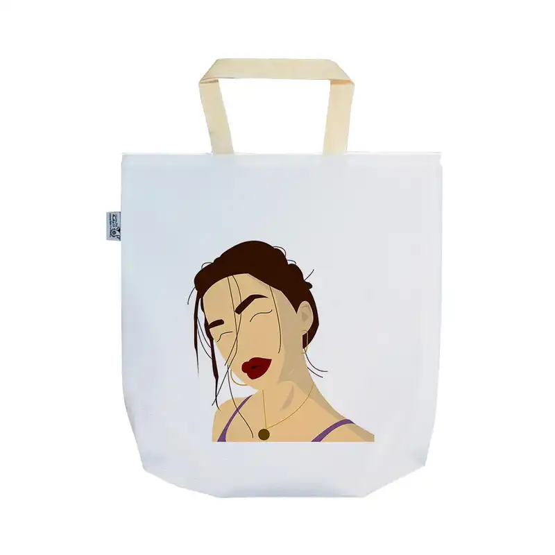 ساک خرید ترمه طراحان ایده مدل دختر کد adc050