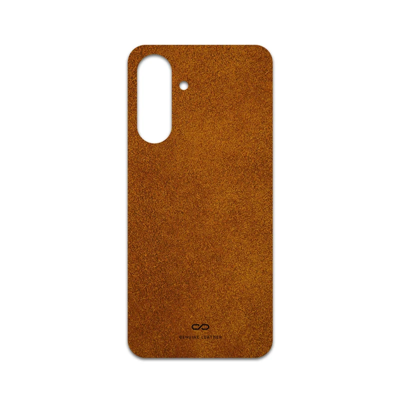 برچسب پوششی ماهوت مدل Brown-Chamois-Leather مناسب برای گوشی موبایل سامسونگ Galaxy A17 4G