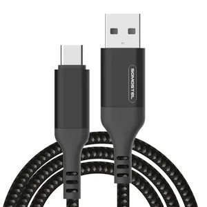کابل تبدیل USB به USB-C سوموس تل مدل FAST CHARGE BW16 طول 1 متر