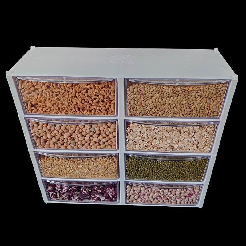 ست جای حبوبات 8 پارچه مدل ستایش