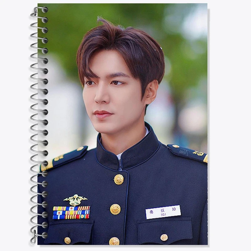 دفتر زبان 50 برگ خندالو مدل سه خط طرح لی مین هو Lee min ho کد 20871