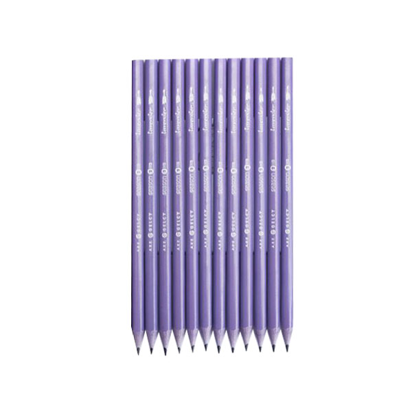 مداد مشکی مدل lavender بسته 12 عددی