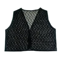 جلیقه رسمی زنانه مدل توری مجلسی کد 001