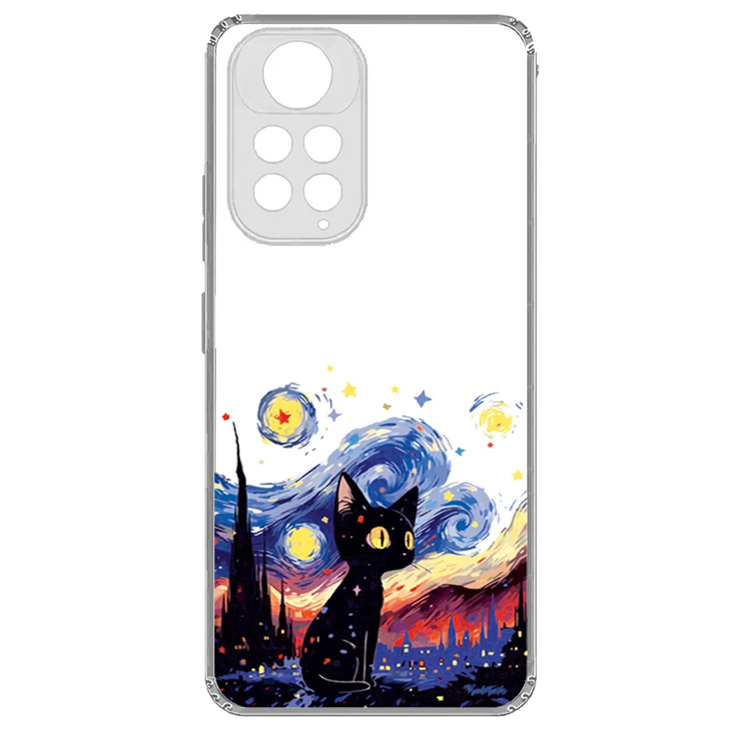 کاور طرح Black Cat مناسب برای گوشی موبایل شیائومی Redmi Note 11S/Note 11