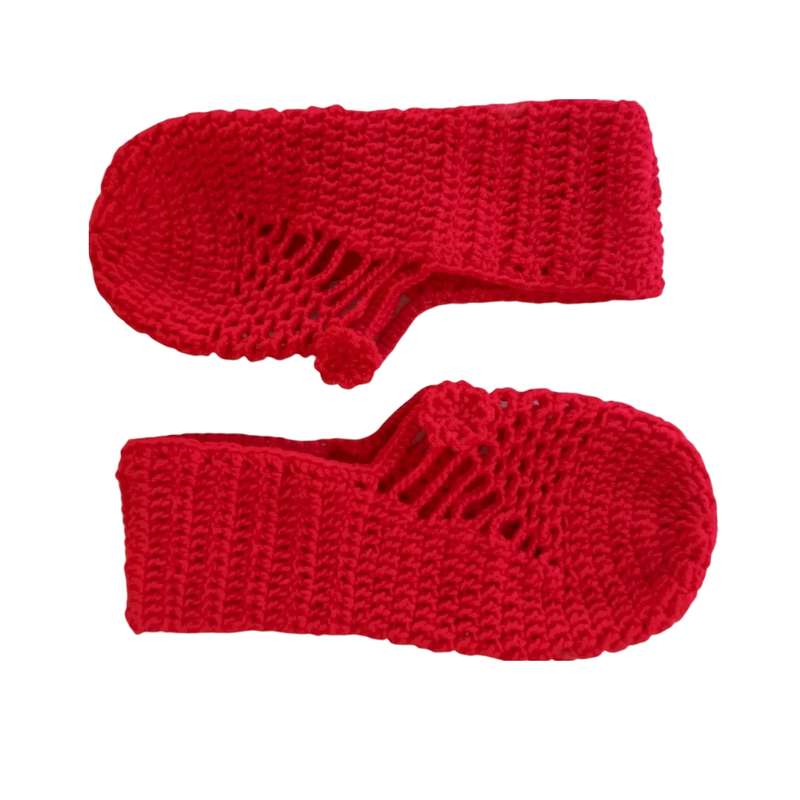 پاپوش بافتنی دخترانه کد 50072