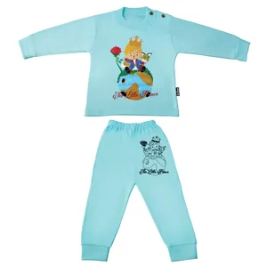 ست تی شرت و شلوار نوزادی کد B-7725