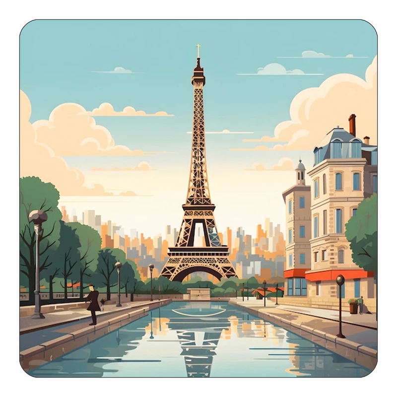 مگنت کاکتی طرح پاریس Paris مدل mp59847