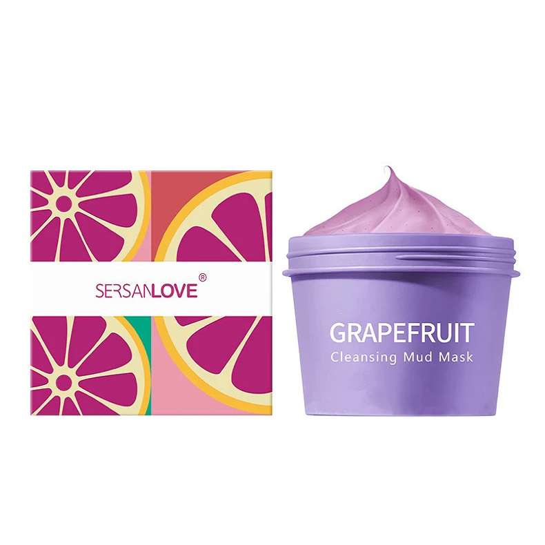 ماسک لایه بردار صورت سرسان لاو مدل Grapefruit Mud وزن 100 گرم