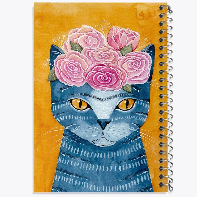 دفتر مشق 50 برگ خندالو مدل گربه کد 5180