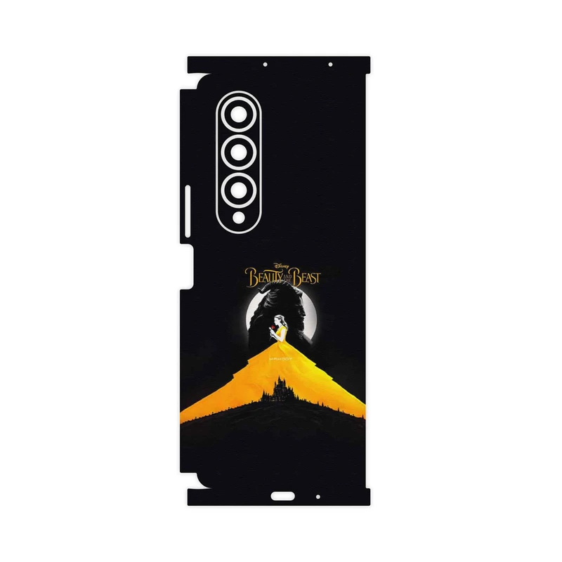 برچسب پوششی ماهوت مدل Beauty and the Beast-FullSkin مناسب برای گوشی موبایل سامسونگ Galaxy Z Fold4