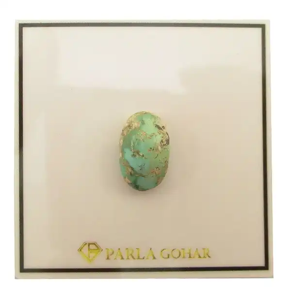 سنگ فیروزه نیشابوری پارلا گوهر کد 5753