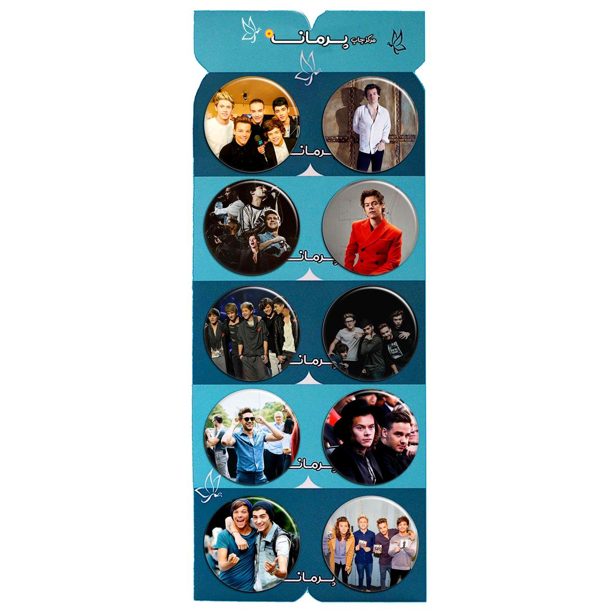 پیکسل پرمانه طرح One Direction کد pmg.5593 مجموعه 10 عددی