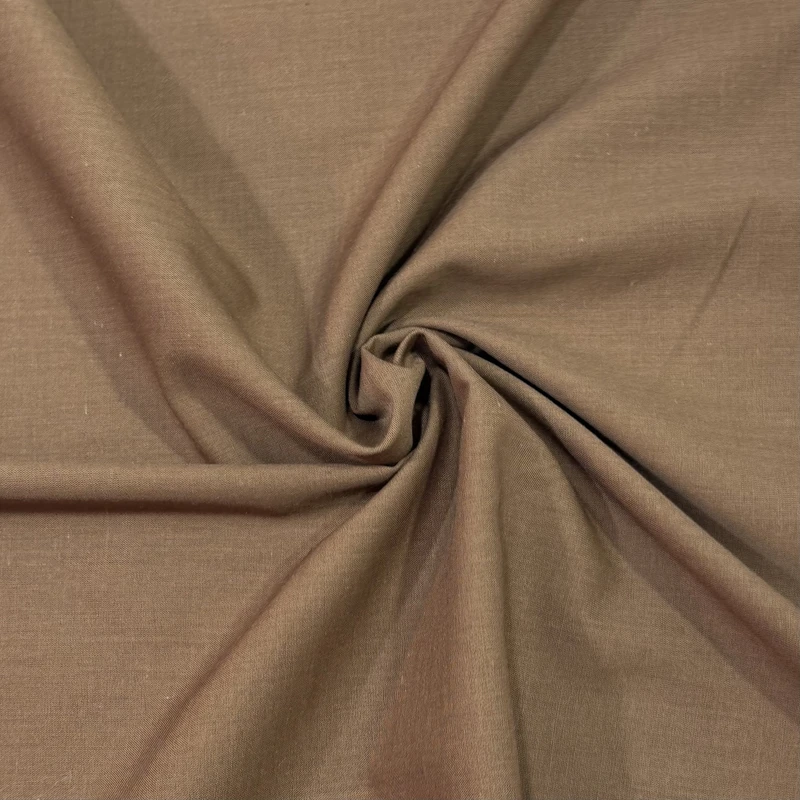 پارچه لباس عرض 1.5 متر مدل تترون رنگ قهوه‌ای
