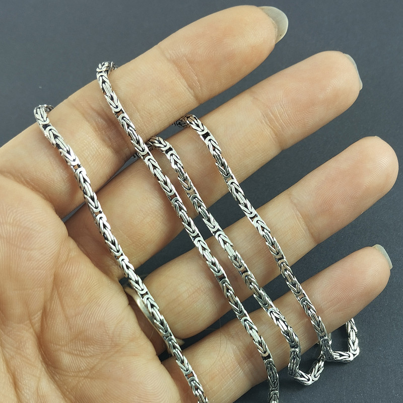 زنجیر نقره مردانه سلین کالا مدل فیگارو کد 15