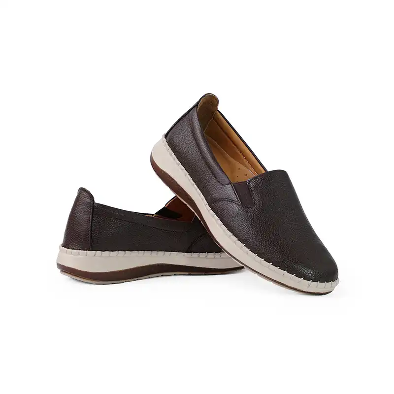 کفش روزمره زنانه مدل آنیس رنگ قهوه ای