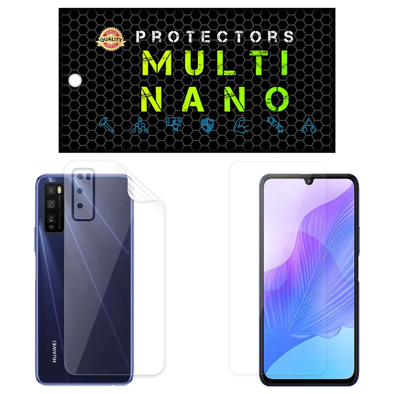 محافظ صفحه نمایش مولتی نانو مدل X-SFT مناسب برای گوشی موبایل هوآوی Enjoy 20 Pro به همراه محافظ پشت