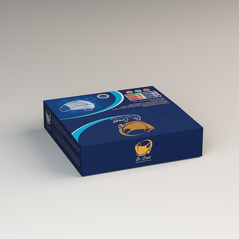 ماسک تنفسی دکتر کرست مدل Dr-G40 بسته 40 عددی