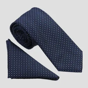 ست کراوات و دستمال جیب مردانه نسن مدل T183