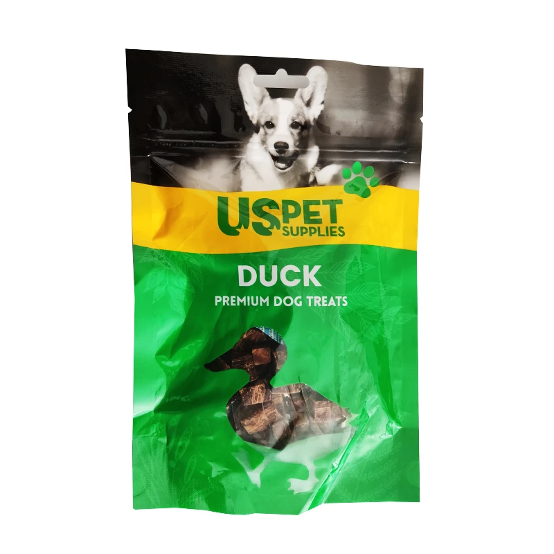 تشویقی سگ یو اس پت مدل استیکی طعم اردک وزن 100 گرم