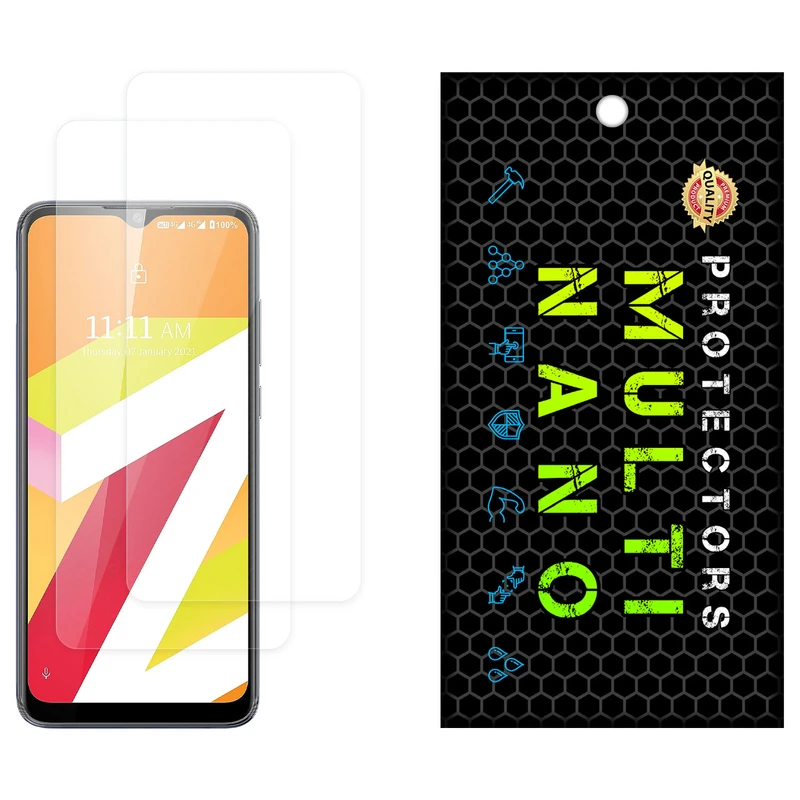 محافظ صفحه نمایش مولتی نانو مدل X-S2N مناسب برای گوشی موبایل لاوا Z2s بسته دو عددی