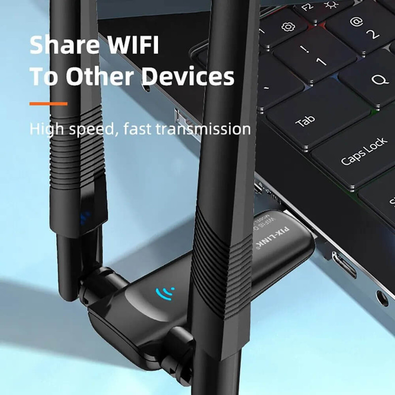 USB کارت شبکه پیکس لینک مدل UAX04