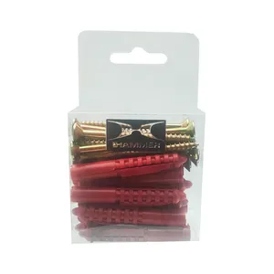 پیچ و رول پلاک هامر مدل 6cm بسته 30 عددی