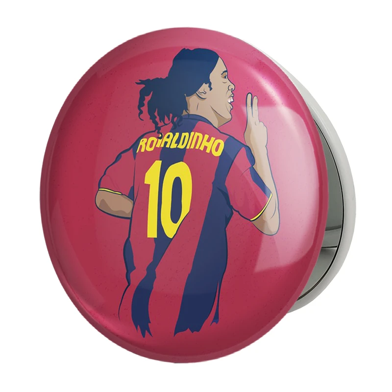 آینه جیبی خندالو طرح رونالدینیو مدل تاشو کد 2126 