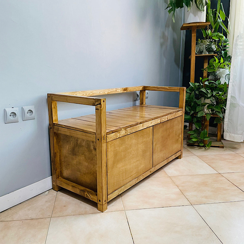 نیمکت روستیک دکور مدل FG200