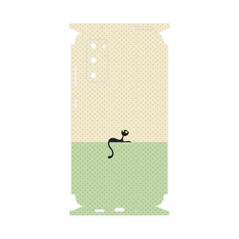 برچسب پوششی ماهوت مدل Minimal Internet Cat Icon-FullSkin مناسب برای گوشی موبایل سامسونگ Galaxy S20 FE