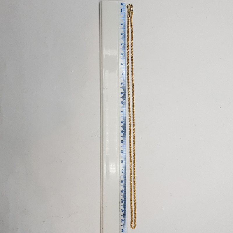 زنجیر طلا 18 عیار زنانه مدل 1EZ819